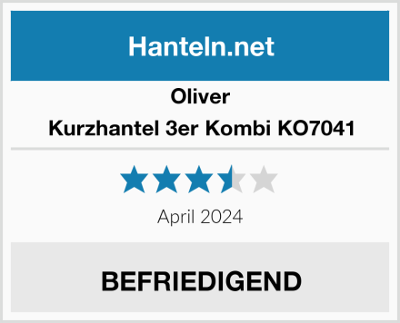 Oliver Kurzhantel 3er Kombi KO7041 Test