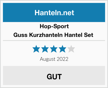 Hop-Sport Guss Kurzhanteln Hantel Set  Test