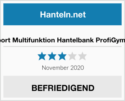  ArtSport Multifunktion Hantelbank ProfiGym 1000 Test