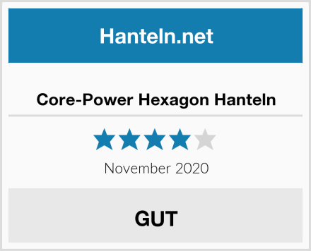  Core-Power Hexagon Hanteln Test