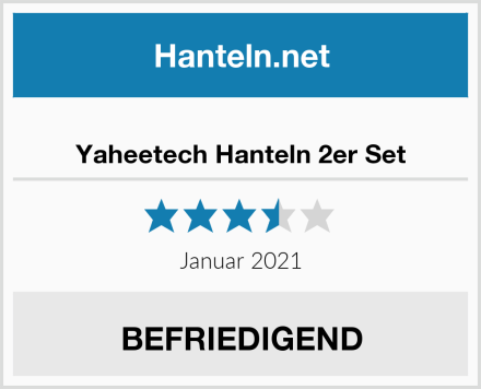  Yaheetech Hanteln 2er Set Test