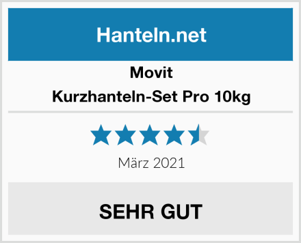 Movit Kurzhanteln-Set Pro 10kg Test