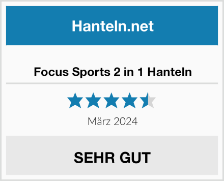  Focus Sports 2 in 1 Hanteln Test