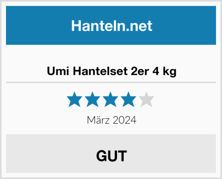  Umi Hantelset 2er 4 kg Test