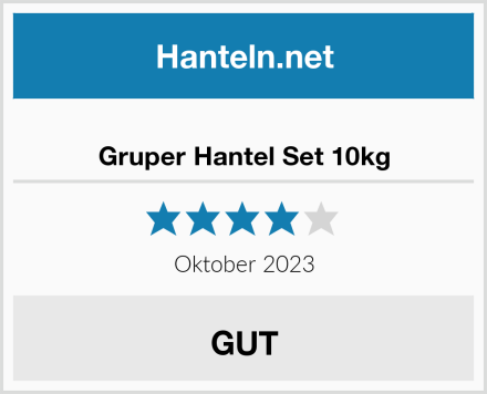  Gruper Hantel Set 10kg Test