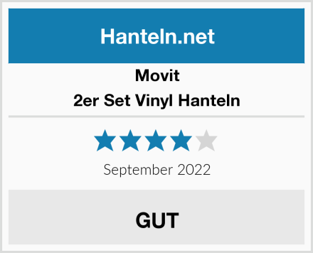 Movit 2er Set Vinyl Hanteln Test