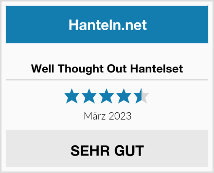  Well Thought Out Hantelset Test