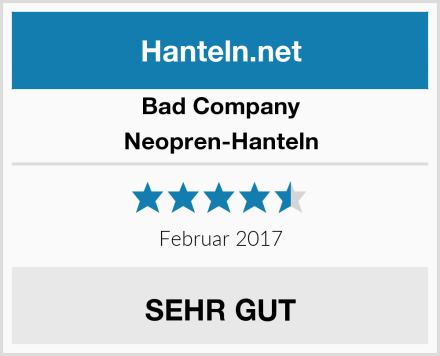 Bad Company Neopren-Hanteln Test
