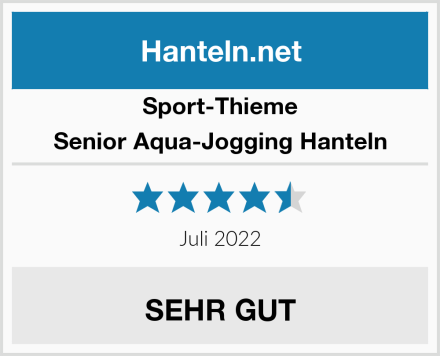 Sport-Thieme Senior Aqua-Jogging Hanteln Test